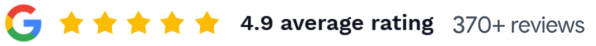 Google Reviews - 4.9 Stars based on 700+ reviews